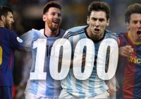 Messi har gjort 1000 mål i fotbollskarriären